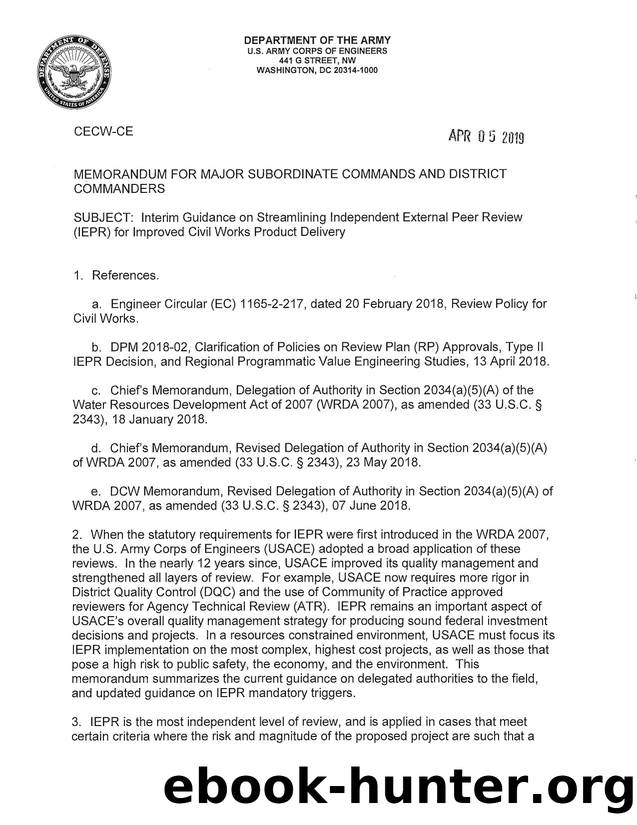 Signed Memo Interim Guidance on Streamlining IEPR by Unknown