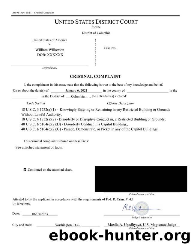 Signed Wilkerson Redacted Complaint.pdf by TJones7