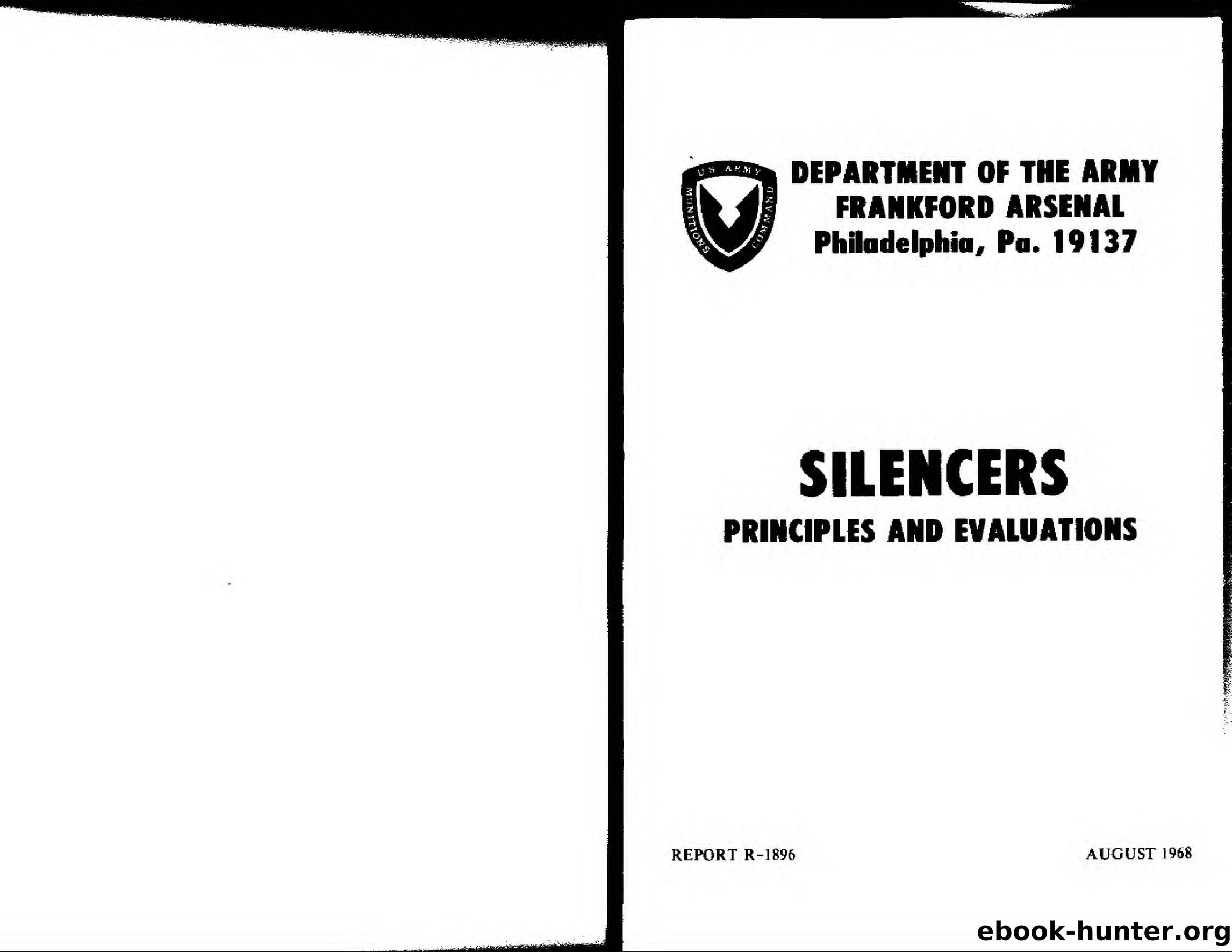 Silencers - Principles and Evaluations by principles & evaluations text