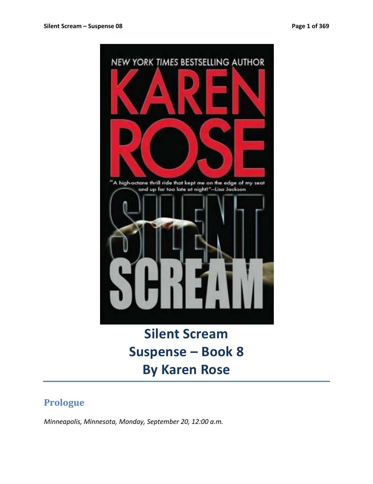 Silent Scream by Karen Rose