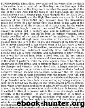 Silmarillion by Tolkien JRR