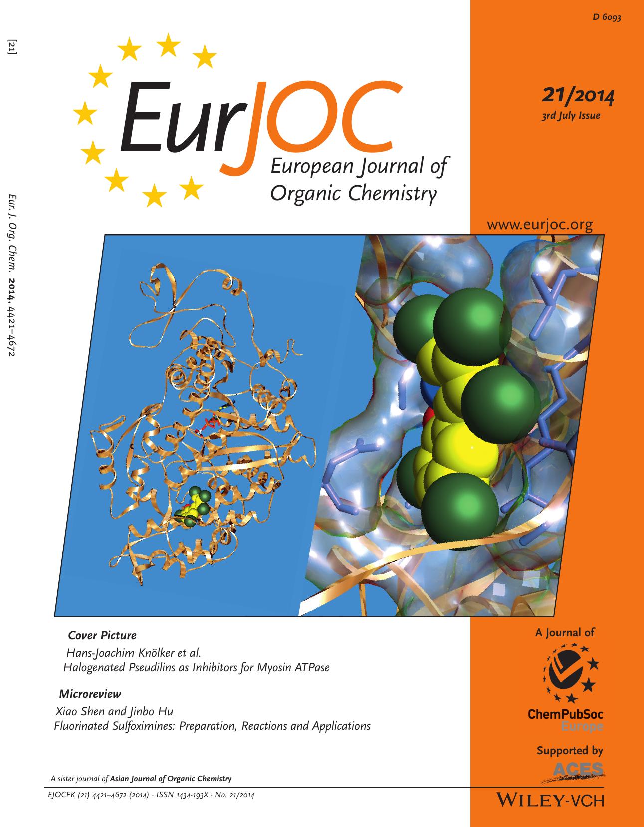 Silver(I)Catalyzed Route to Pyrroles: Synthesis of Halogenated Pseudilins as Allosteric Inhibitors for Myosin ATPase and Xray Crystal Structures of the ProteinInhibitor Complexes ( by Unknown
