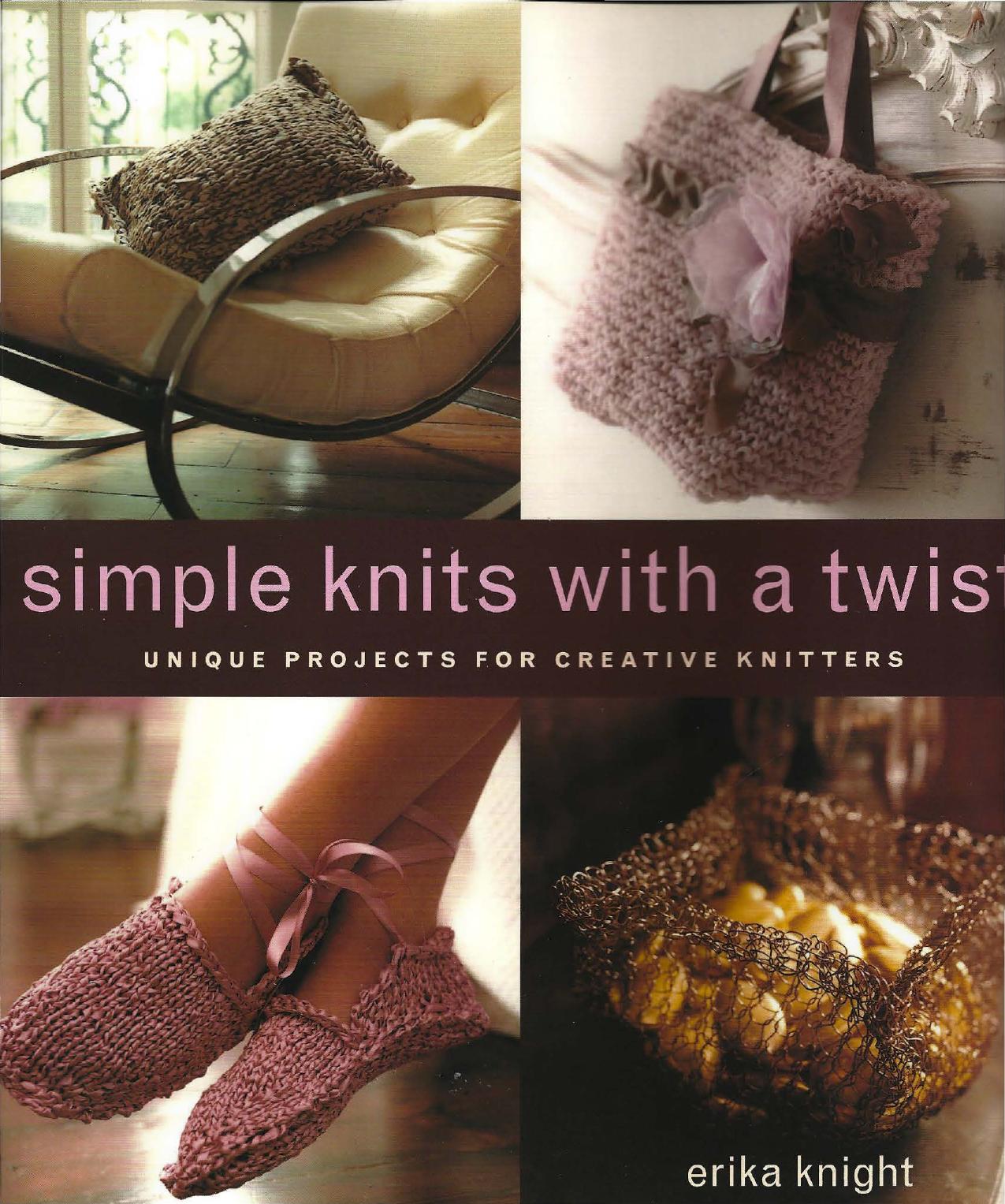 Simple Knits With a Twist by Unknown