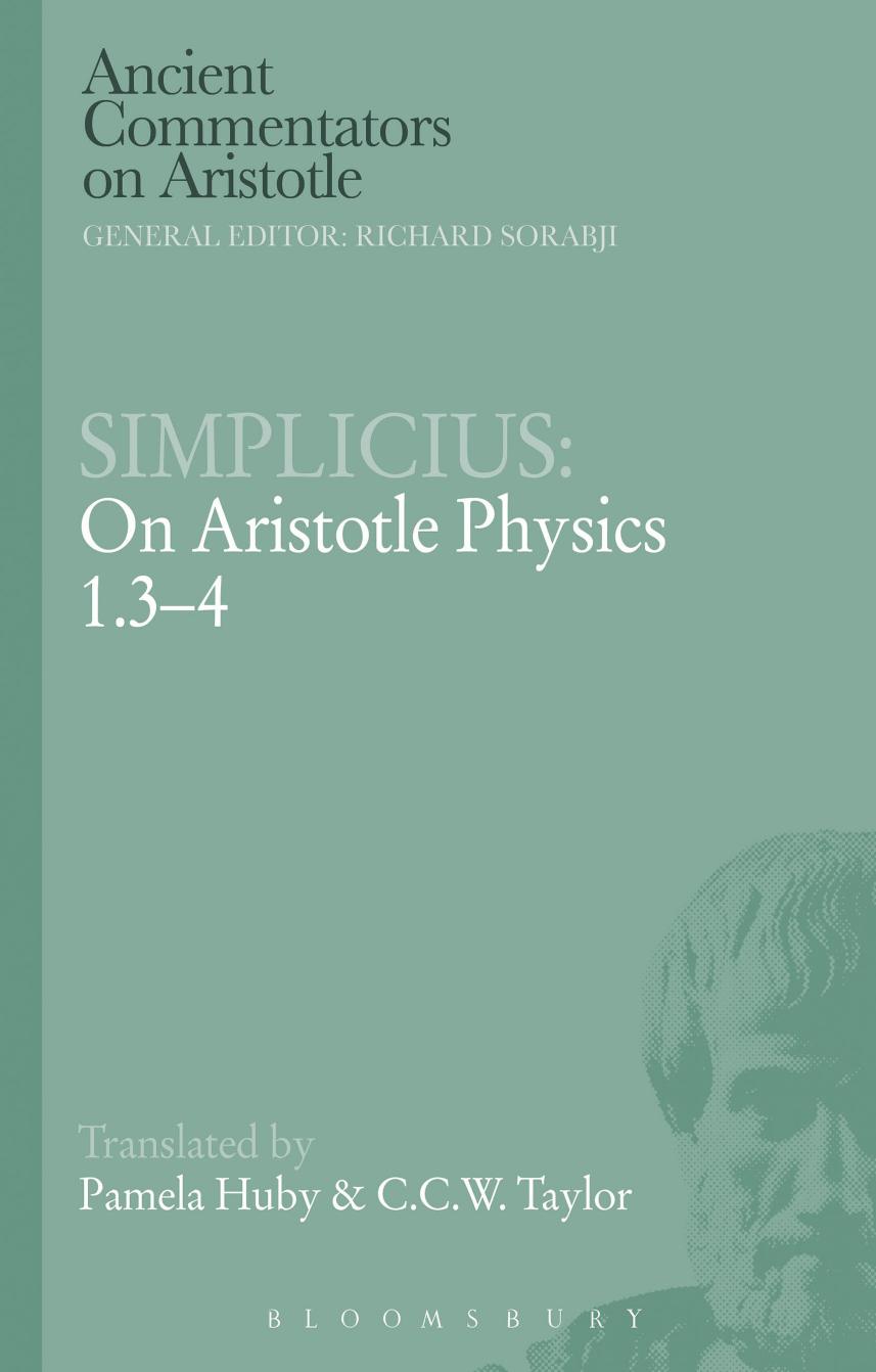 Simplicius : on Aristotle physics 1.3-4 by Simplicius & C. C. W. Taylor & Pamela M. Huby