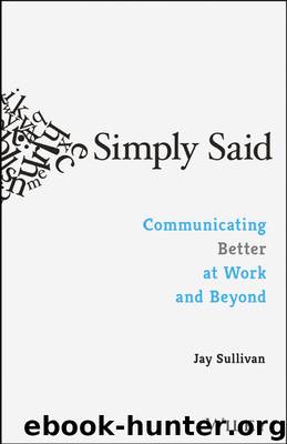 Simply Said by Sullivan Jay;