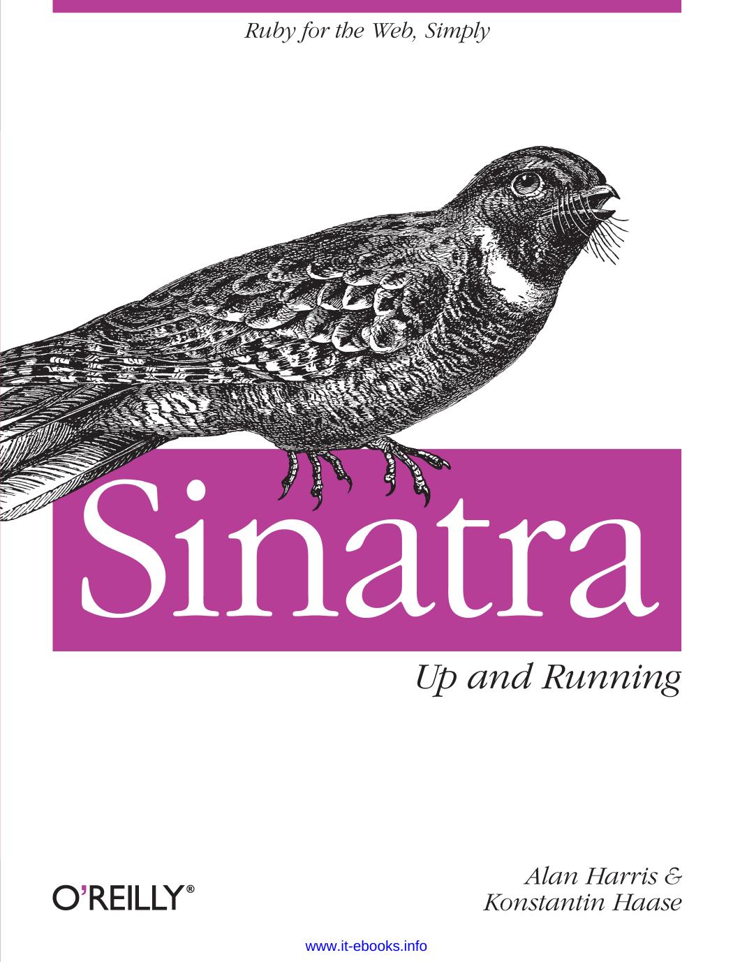 Sinatra: Up and Running by Alan Harris & Konstantin Haase