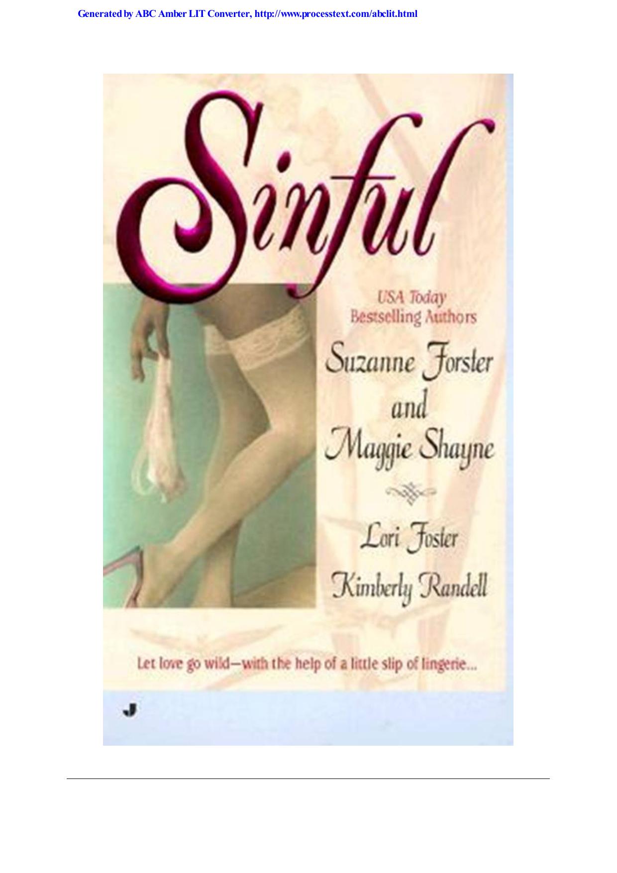 Sinful by Suzanne Forster Lori Foster Kimberly Randell Maggie Shayne