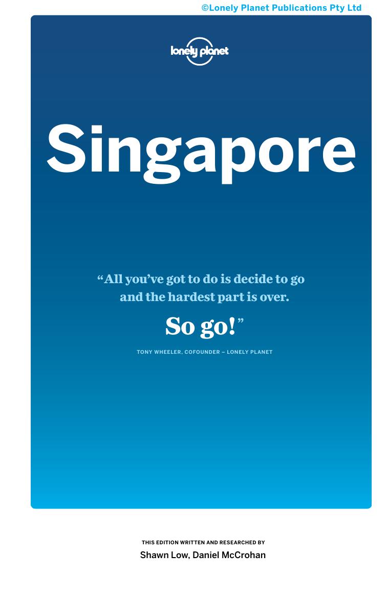 Singapore - Contents (Chapter) by Lonely Planet