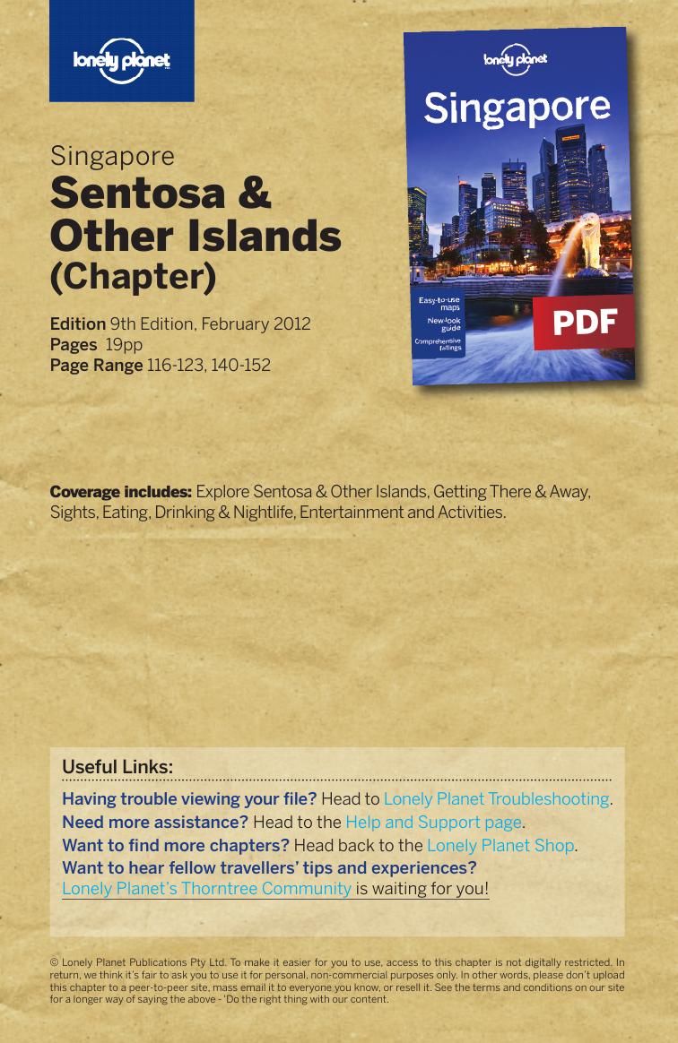 Singapore - Sentosa & the Islands (Chapter) by Lonely Planet