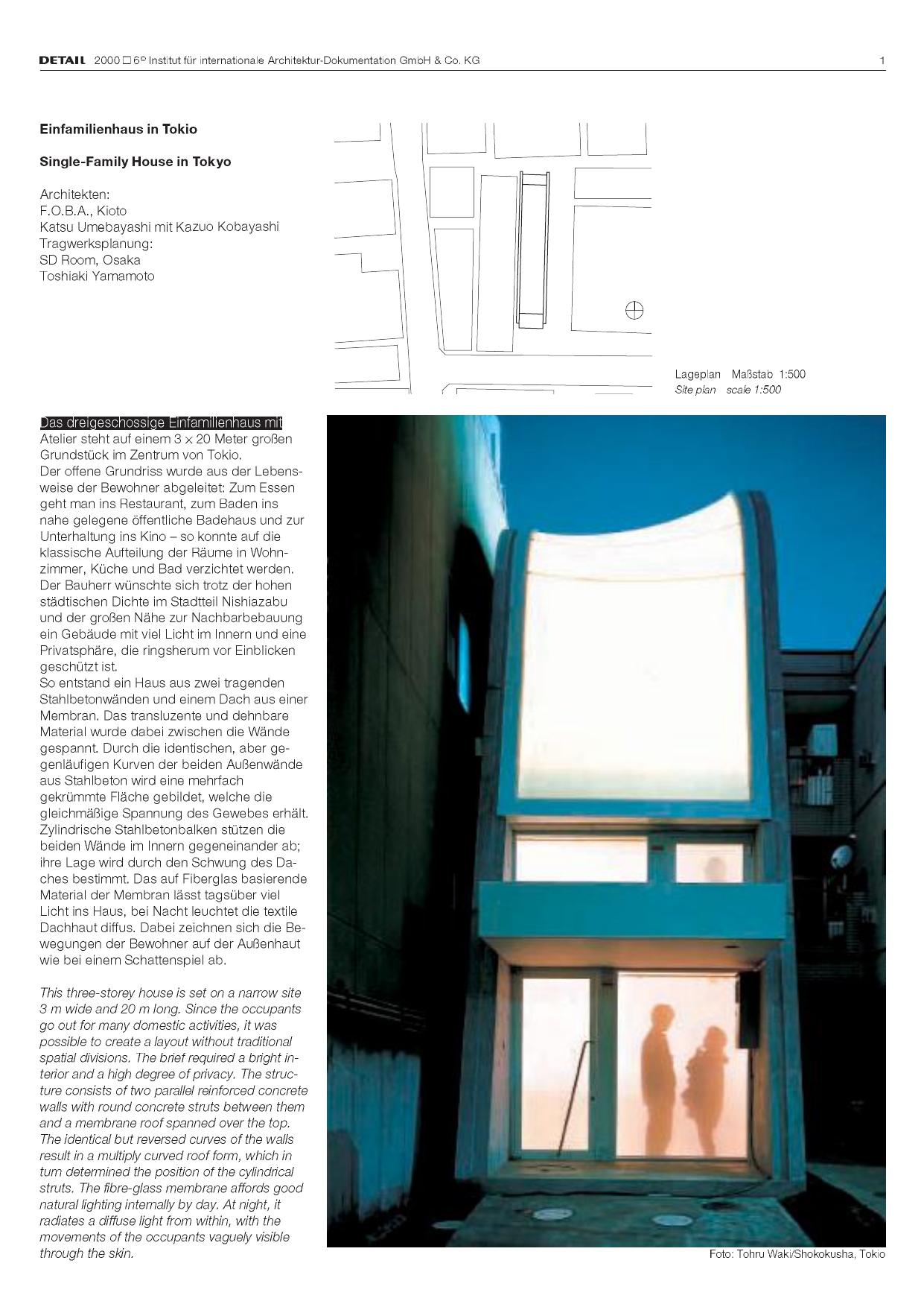 Single-Family House in Tokyo by Unknown