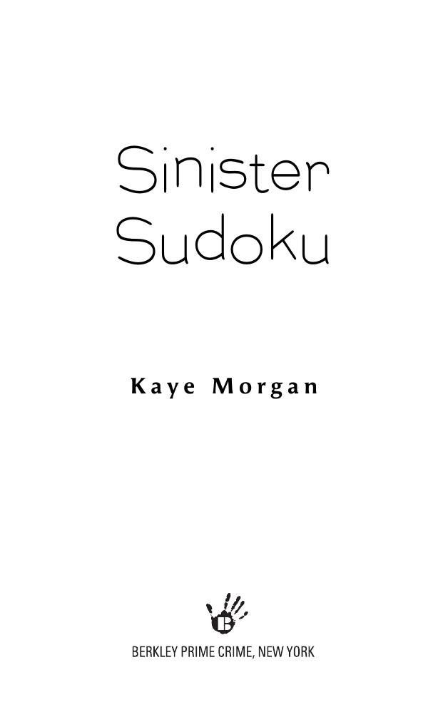 Sinister Sudoku by Kaye Morgan