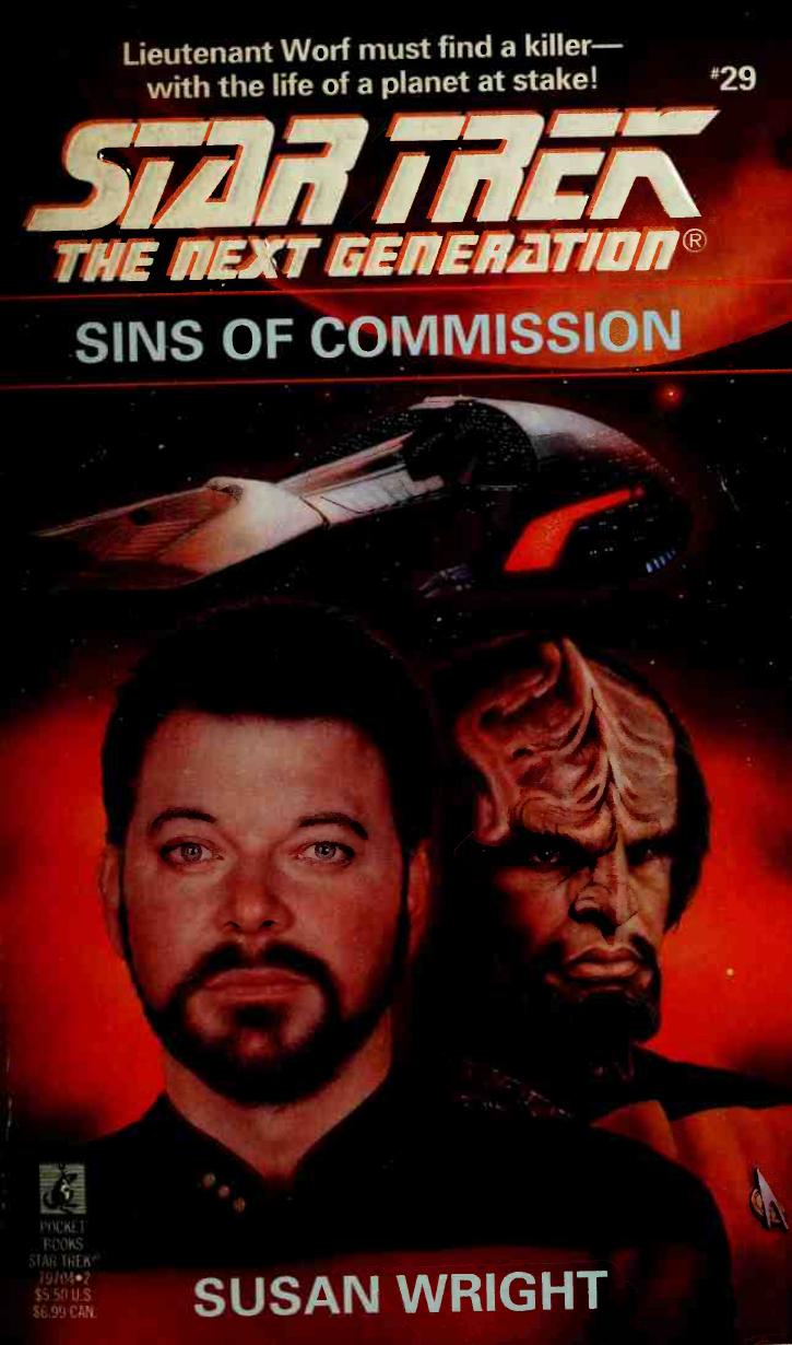 Sins of commission by Wright Susan
