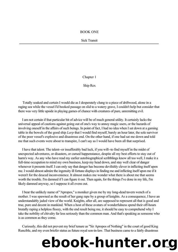 Sir Apropos 03 Tong Lashing by Peter David