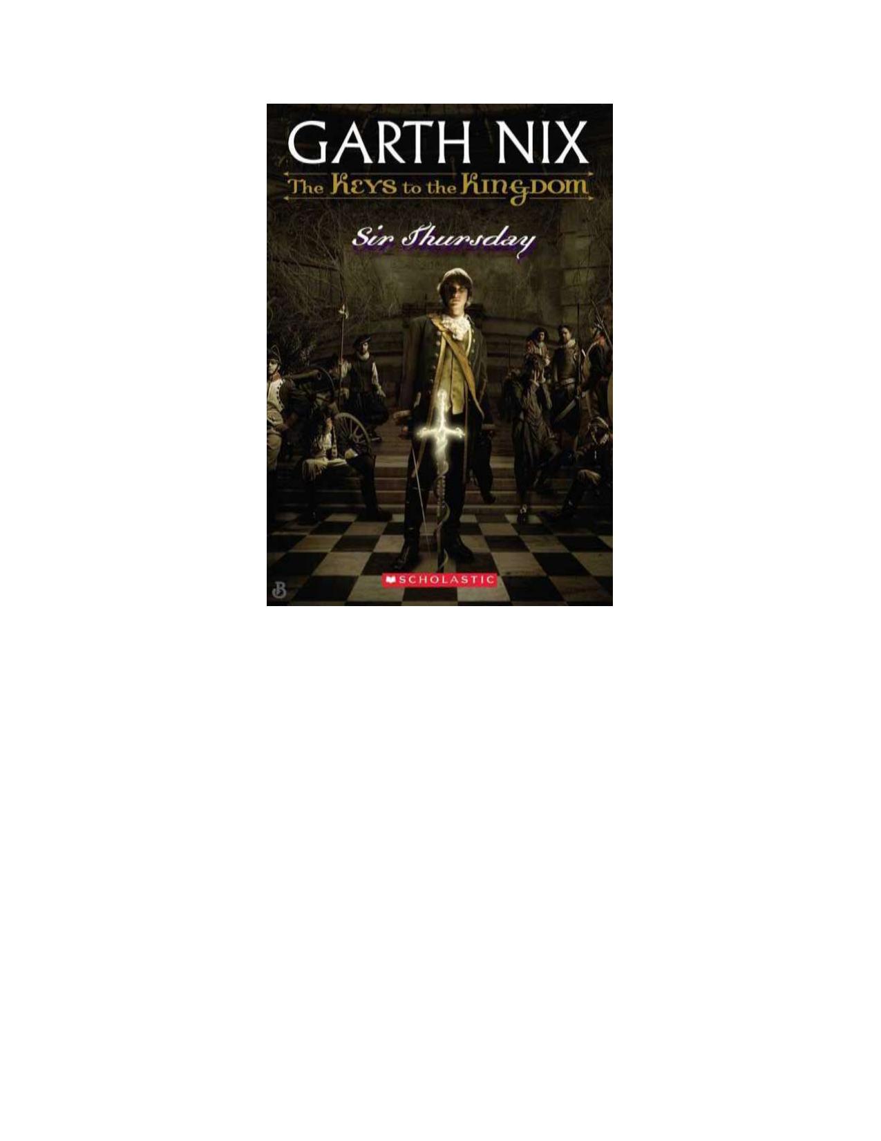 Sir Thursday by Garth Nix