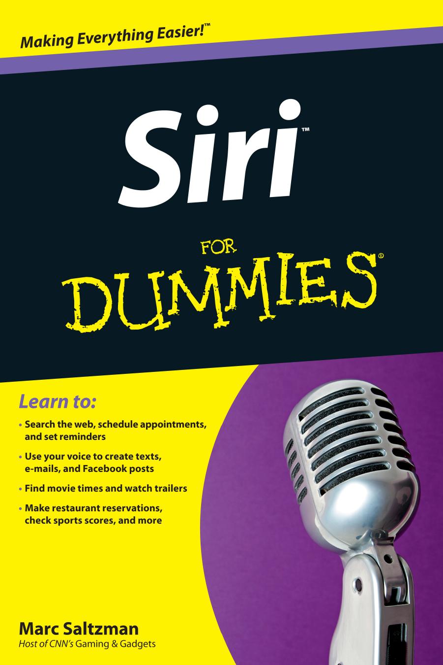 Siri For Dummies by Marc Saltzman