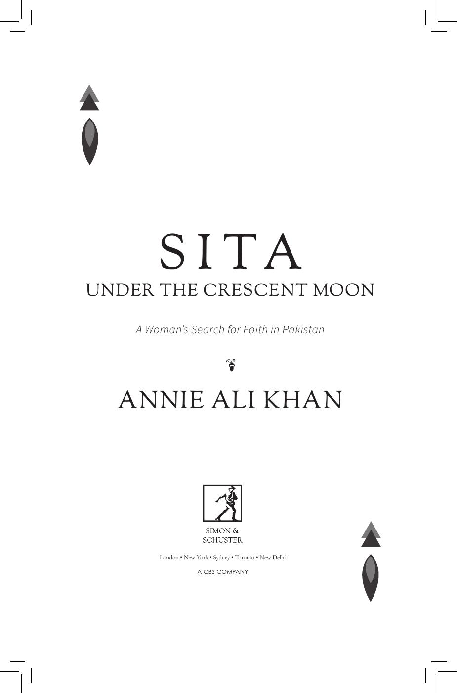 Sita Under the Crescent Moon by Annie Ali Khan