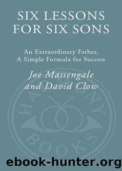 Six Lessons for Six Sons by Joe Massengale & David Clow