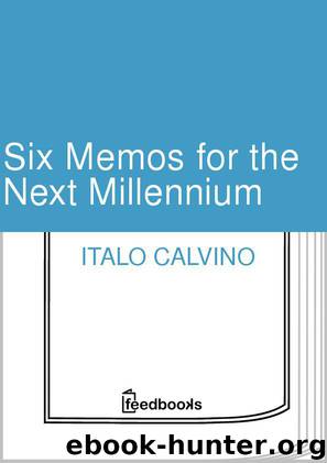Six Memos for the Next Millennium by Italo Calvino