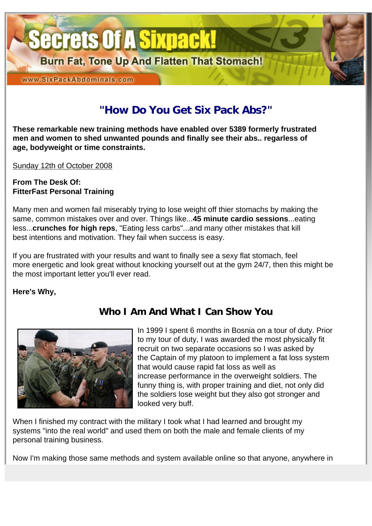 Six Pack Abdominals. by Best of Kuszter's Collection