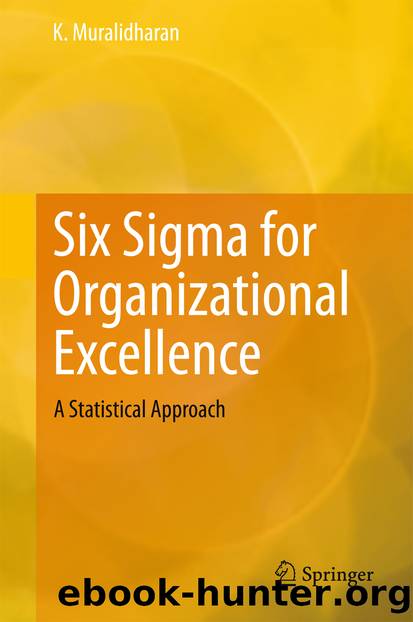Six Sigma for Organizational Excellence by K. Muralidharan