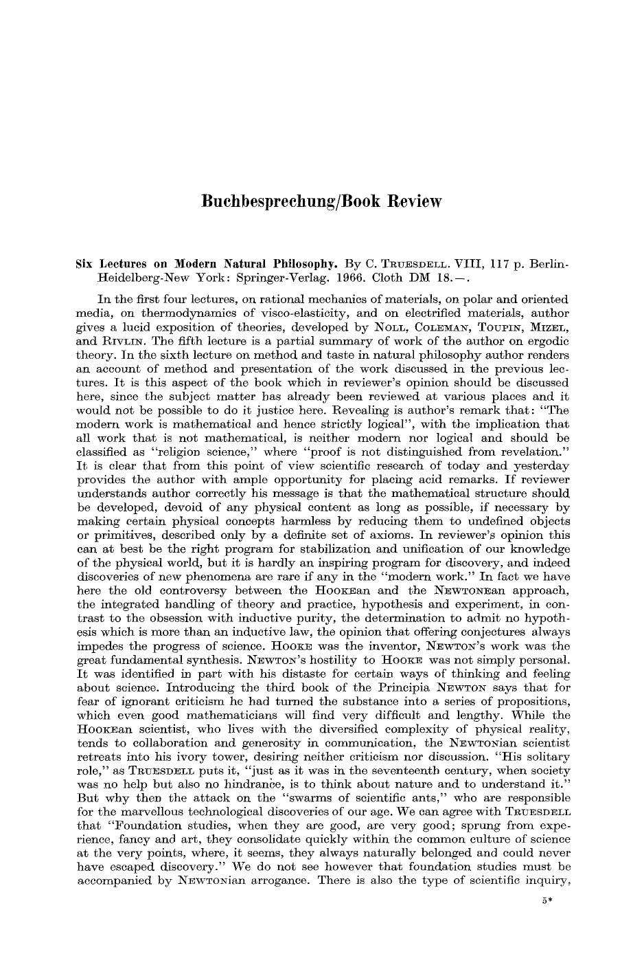 Six lectures on modern natural philosophy by Unknown