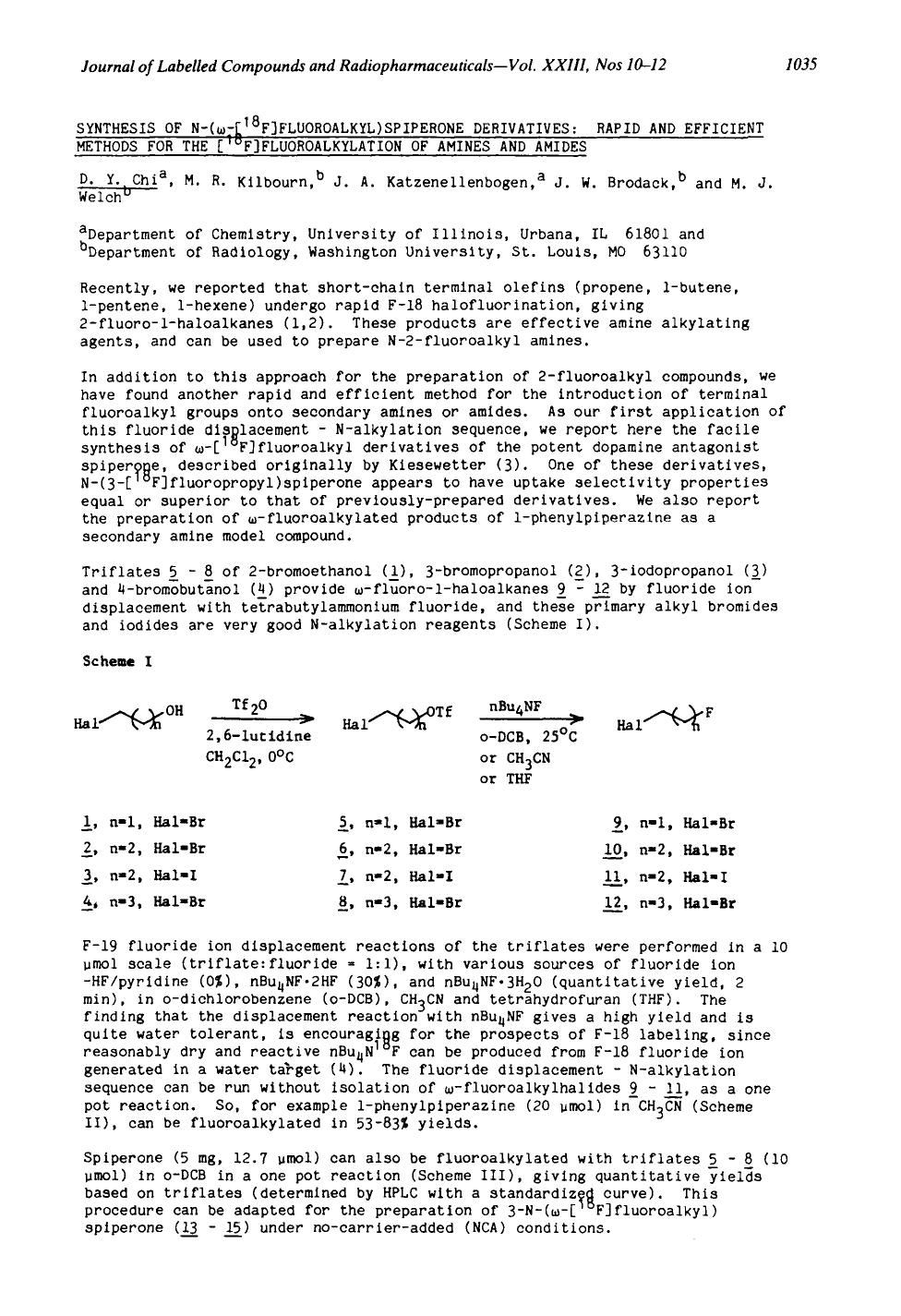 Sixth international symposium on radiopharmaceutical chemistry. Abstracts by Unknown
