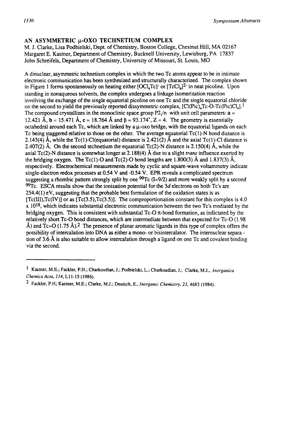 Sixth international symposium on radiopharmaceutical chemistry. Abstracts. Part II by Unknown