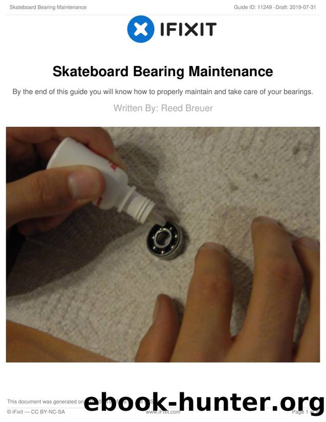 Skateboard Bearing Maintenance by Unknown