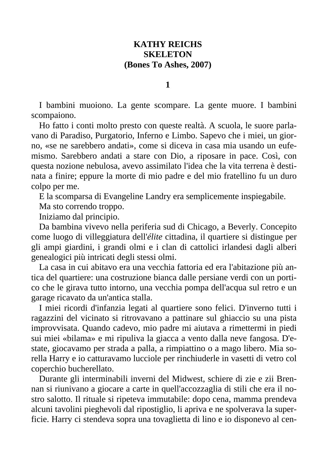 Skeleton by Kathy Reichs