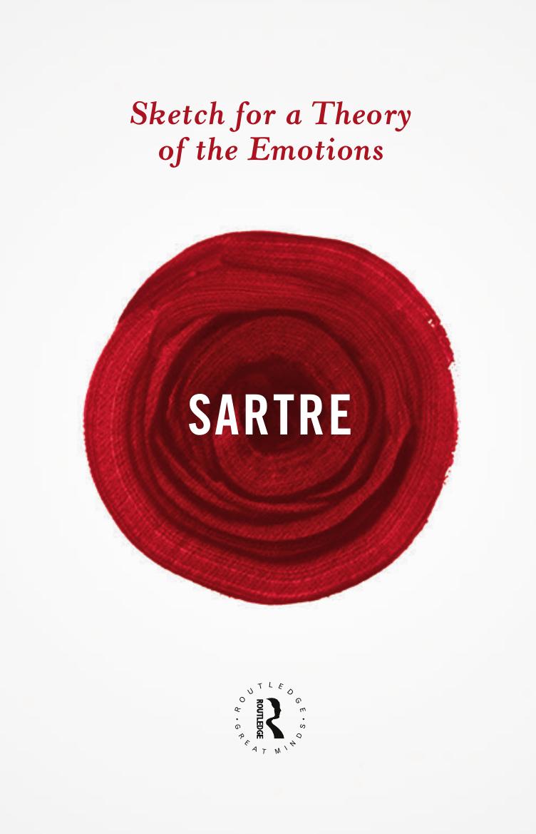 Sketch for a Theory of the Emotions by Jean-Paul Sartre