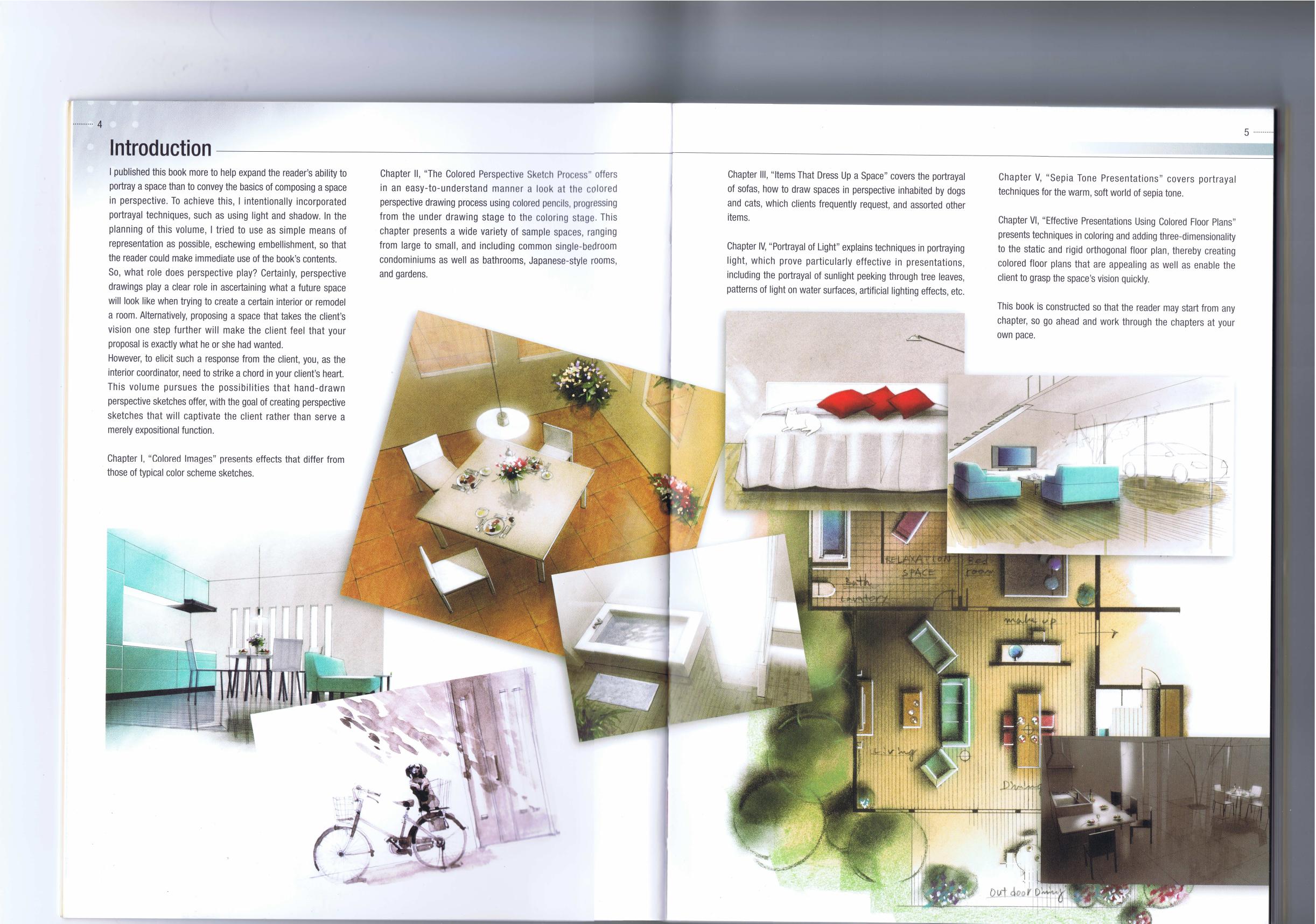 Sketching Interiors: Colour a Step-by-Step Guide by Hasegawa Noriyoshi