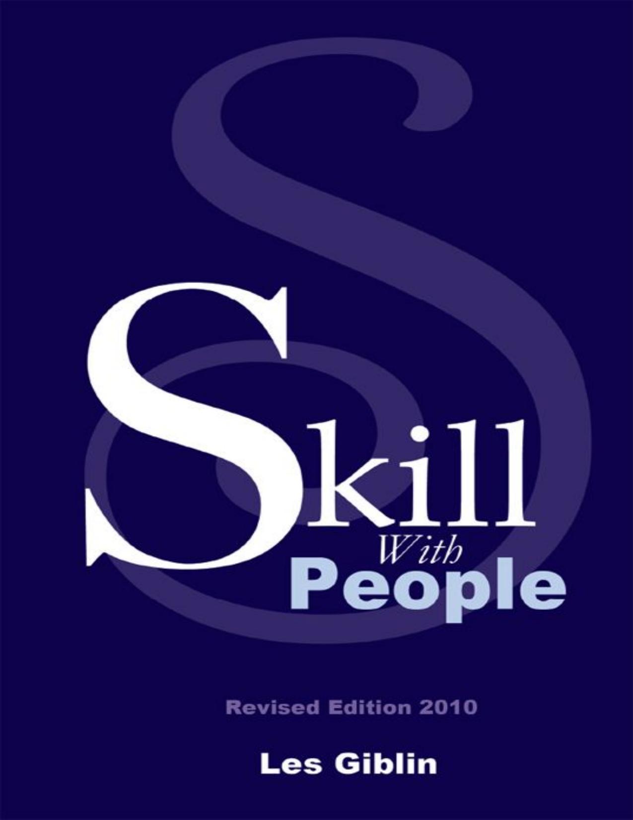 Skill With People by Les Giblin