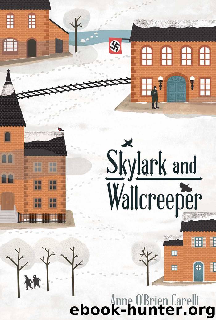 Skylark and Wallcreeper by anne o'brien carelli