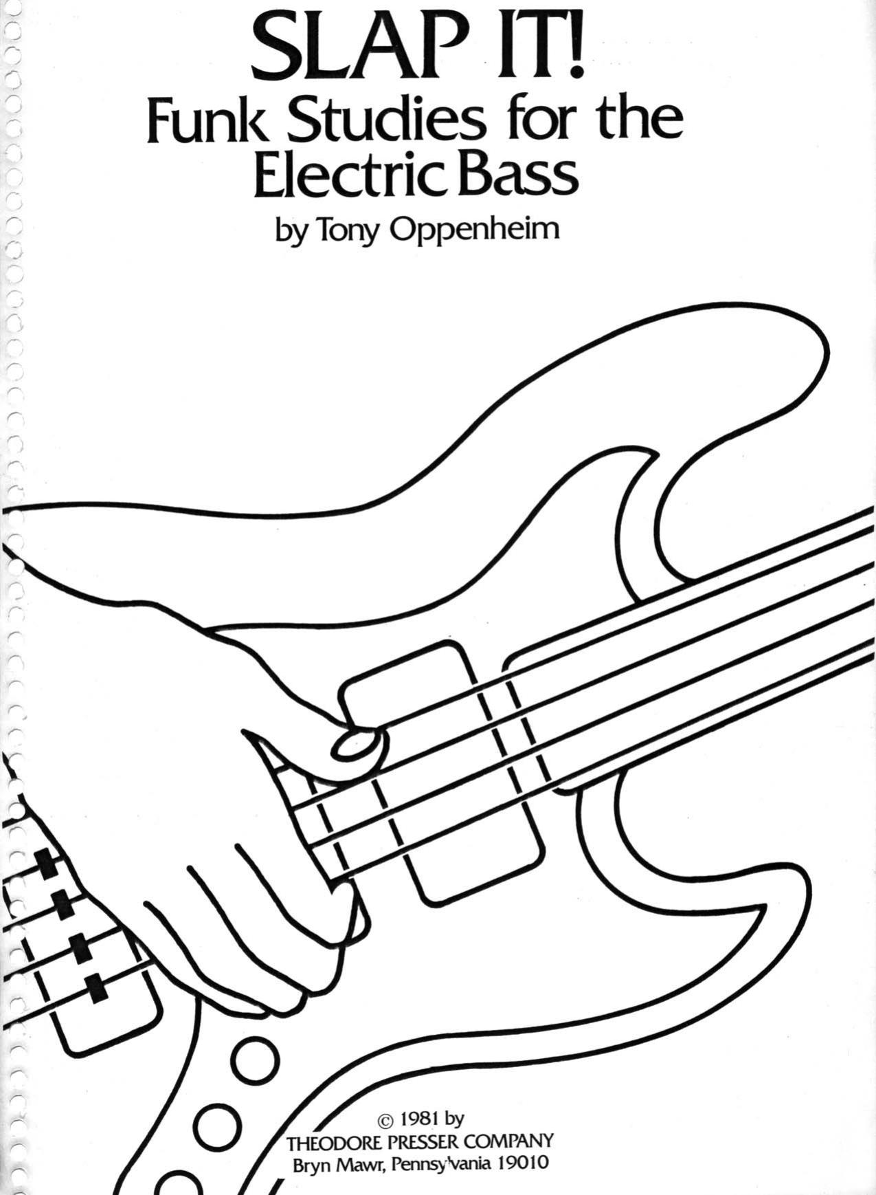 Slap It: Funk Studies for the Electric Bass - MP3 Audio Download (GUITARE BASSE) by Tony Oppenheim