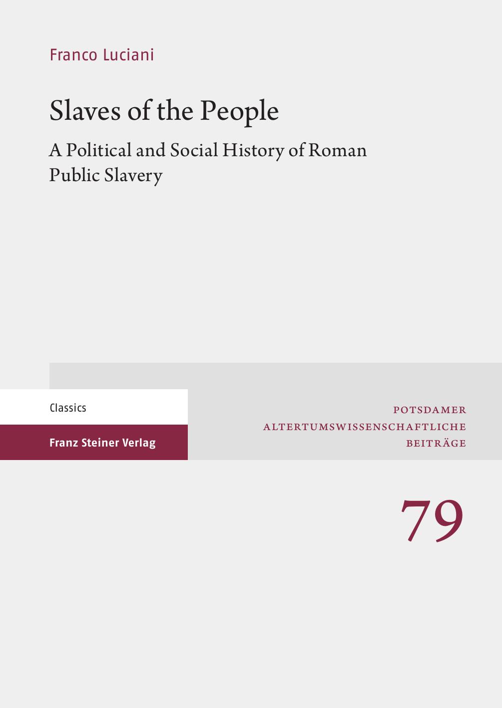 Slaves of the People by Franco Luciani