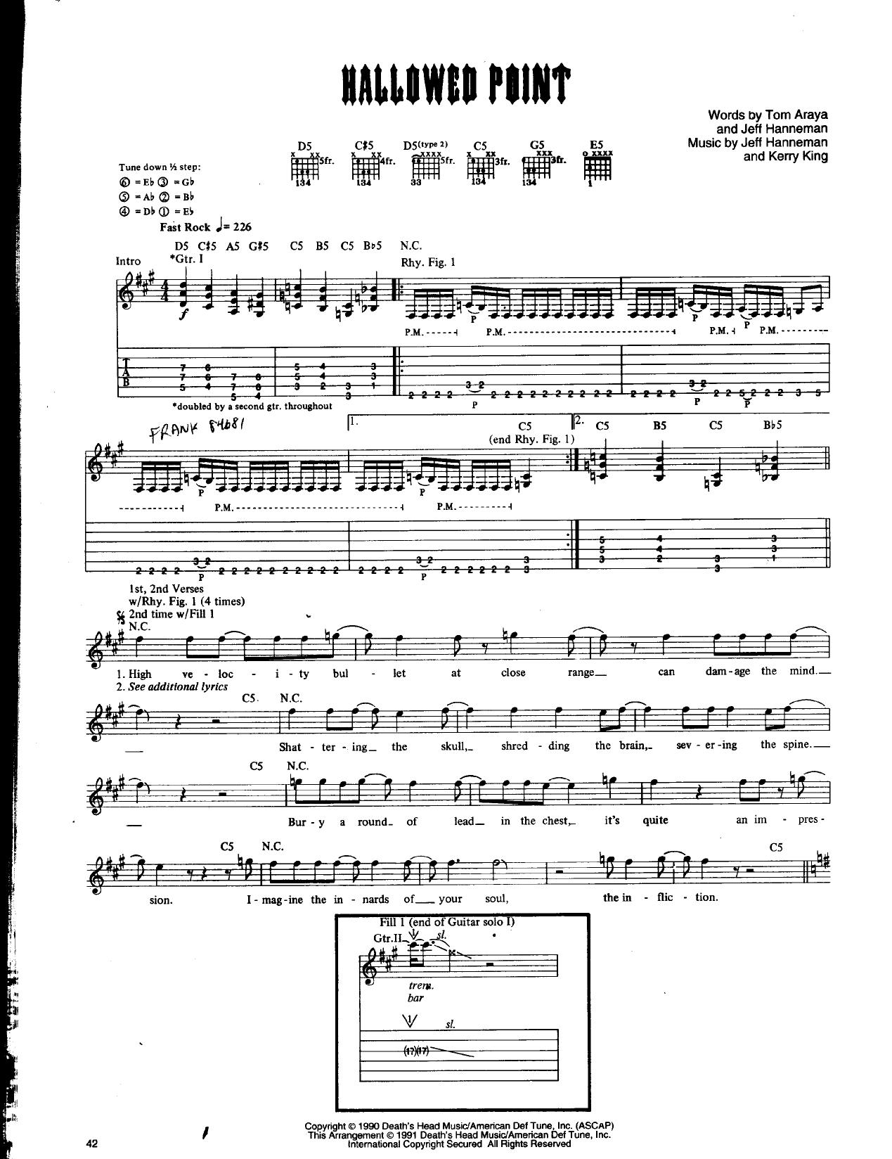 Slayer by Hallowed Point