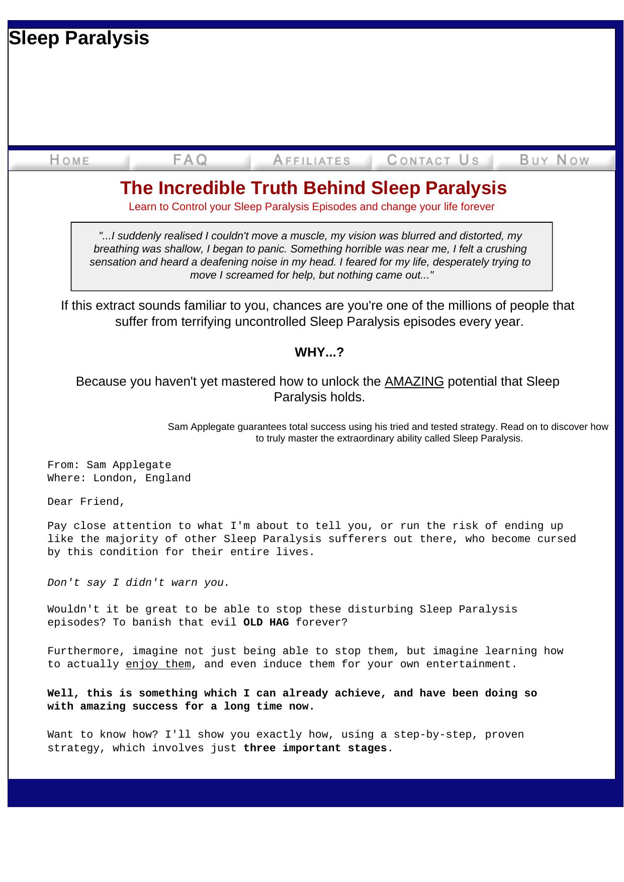 Sleep Paralysis Mastery - Stop Sleep Paralysis Episodes! by Best of Kuszter's Collection