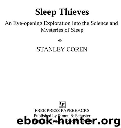 Sleep Thieves by Stanley Coren