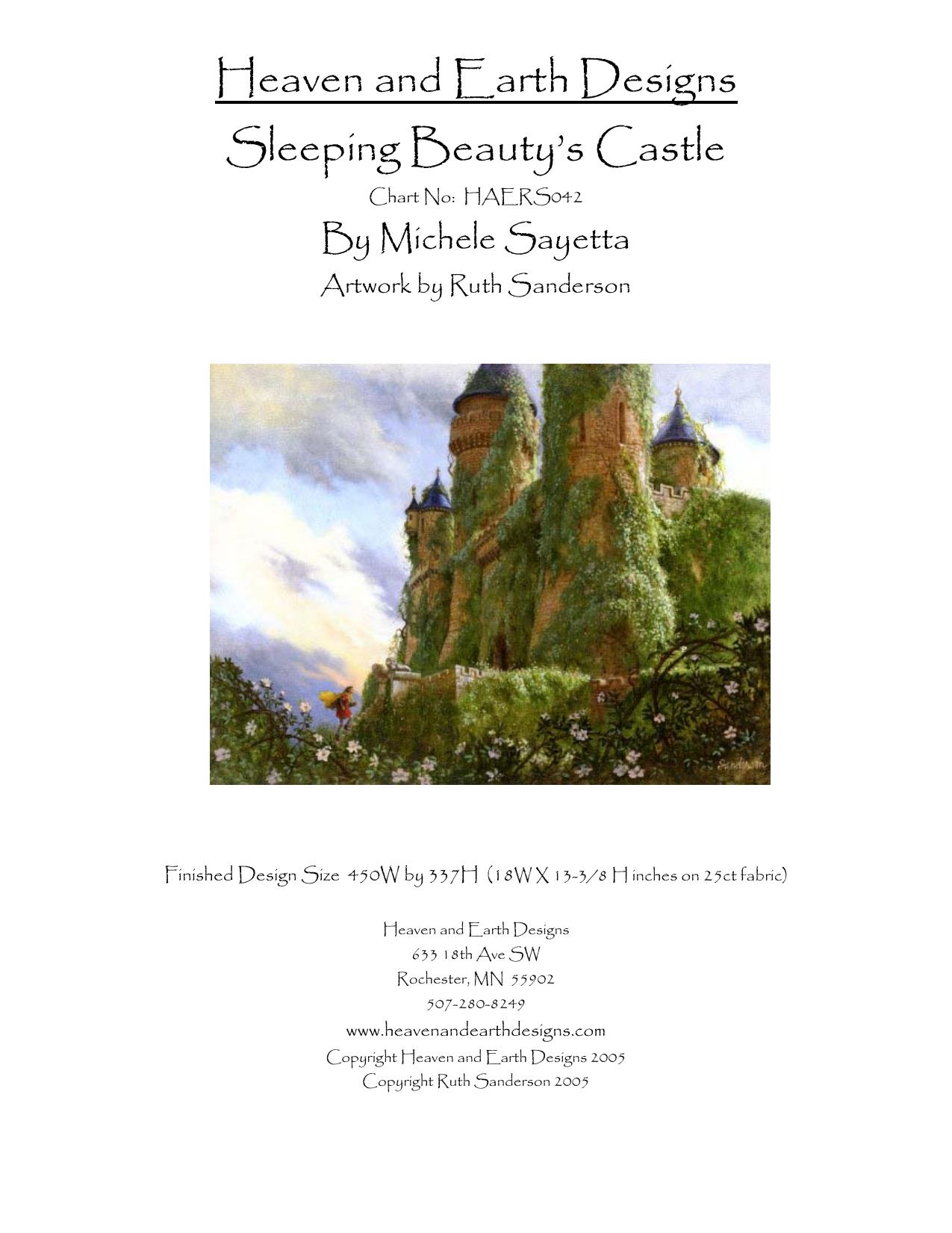 Sleeping Beauty's Castle Chart. by MMS40