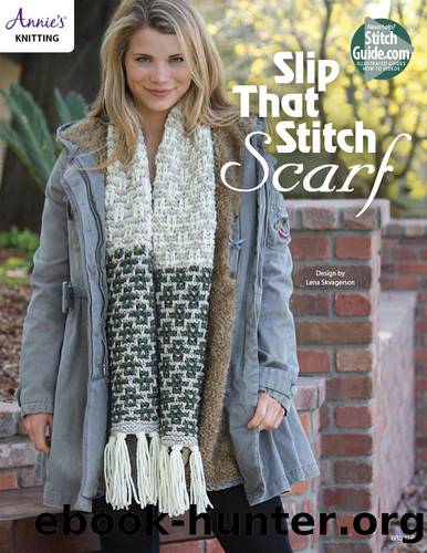 Slip That Stitch Scarf Knit Pattern by Annie's
