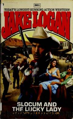 Slocum and the lucky lady by Logan Jake & Copyright Paperback Collection (Library of Congress) DLC