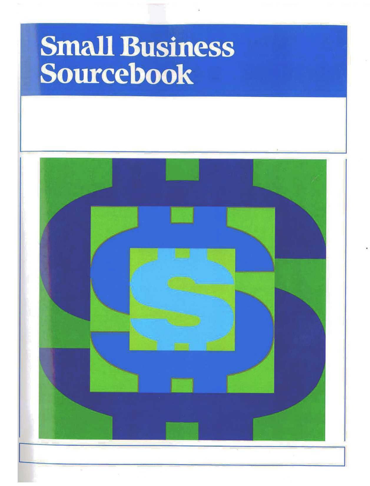 Small Business Sourcebook: 6 volume set: The Entrepreneur's Resource by Unknow