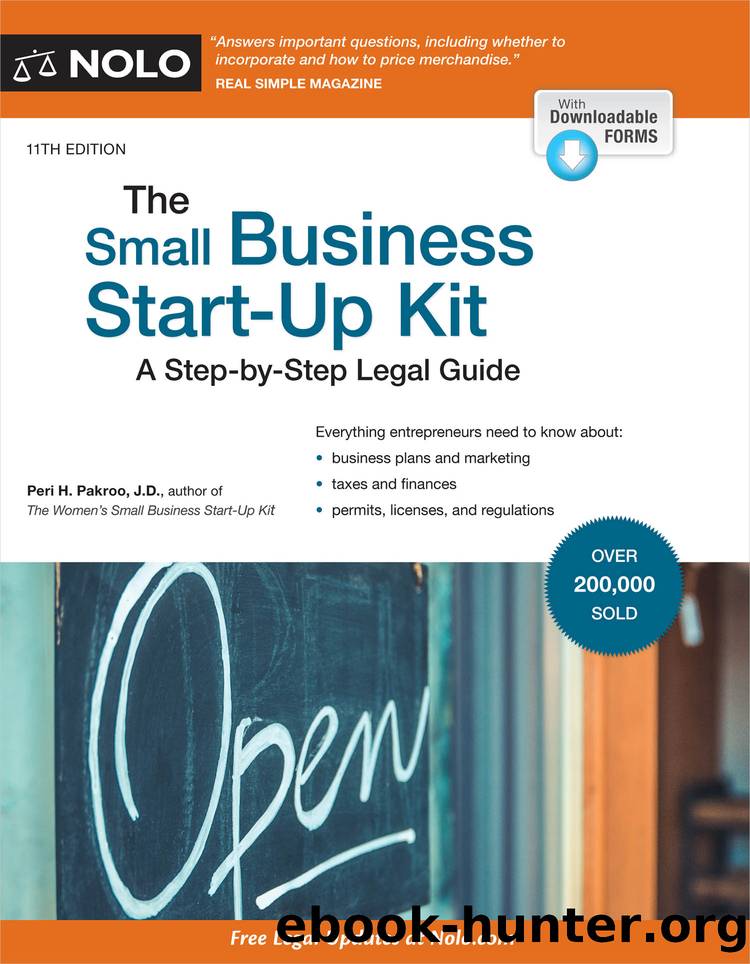 Small Business Start-Up Kit, The by Peri Pakroo;