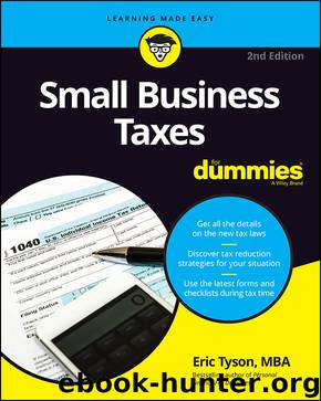Small Business Taxes For Dummies by Eric Tyson