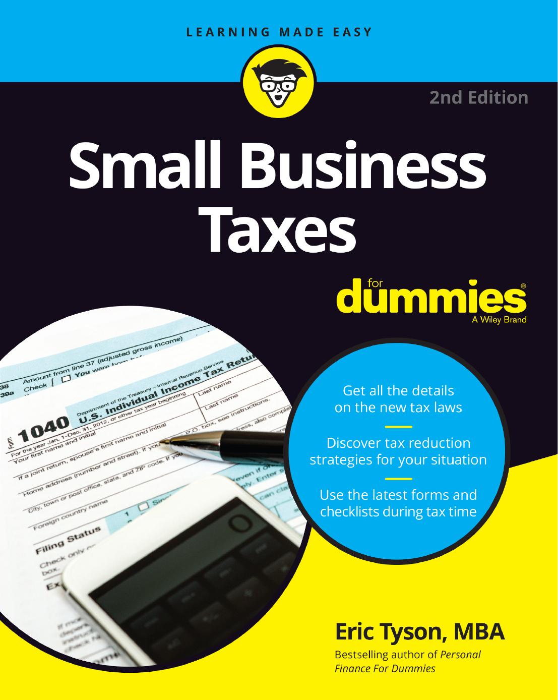 Small Business Taxes For Dummies, 2nd Edition by Eric Tyson