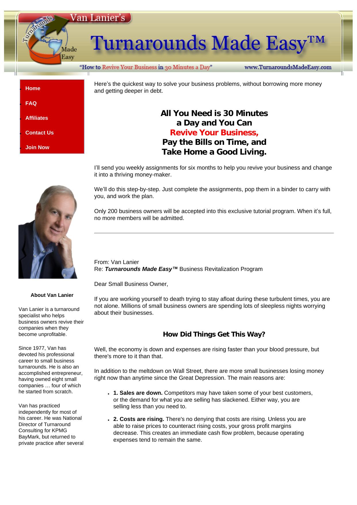Small Business Turnaround. by Best of Kuszter's Collection