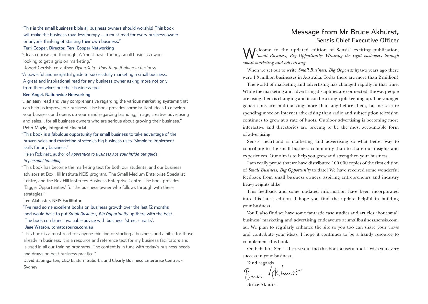 Small Business, Big Opportunity by Rob Hartnett