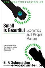 Small Is Beautiful: Economics as if People Mattered by Schumacher E. F