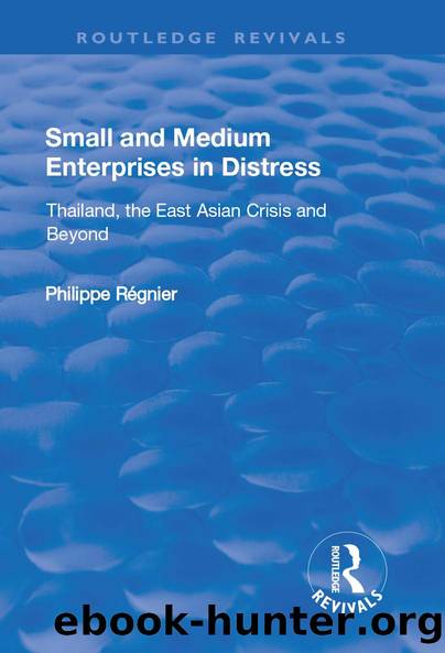Small and Medium Enterprises in Distress: Thailand, the East Asian Crisis and Beyond by Philippe Regnier