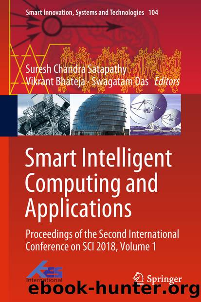 Smart Intelligent Computing and Applications by Unknown